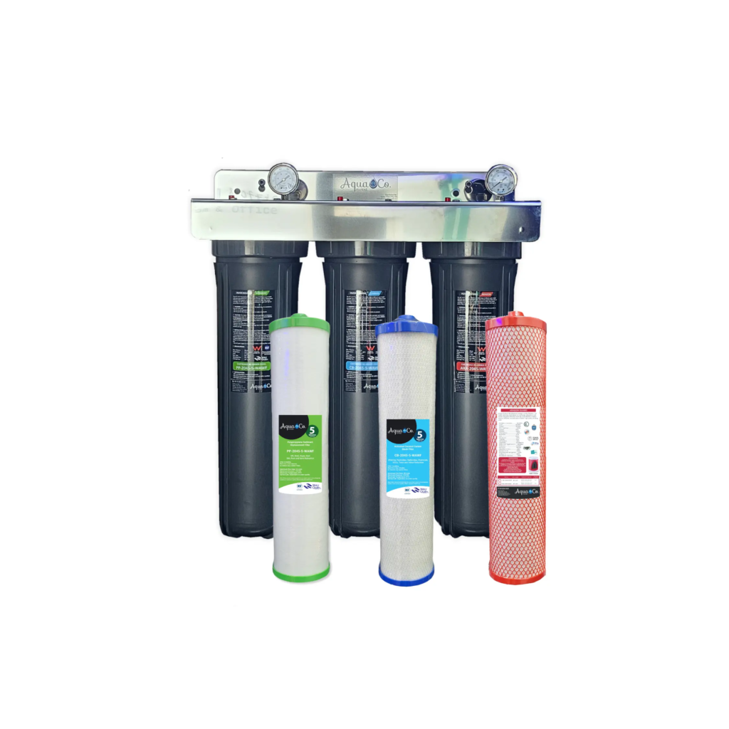 AquaCo Premium Three-Stage Whole House Water Filter, WaterMark and NSF certified, Vic Water Filters Melbourne