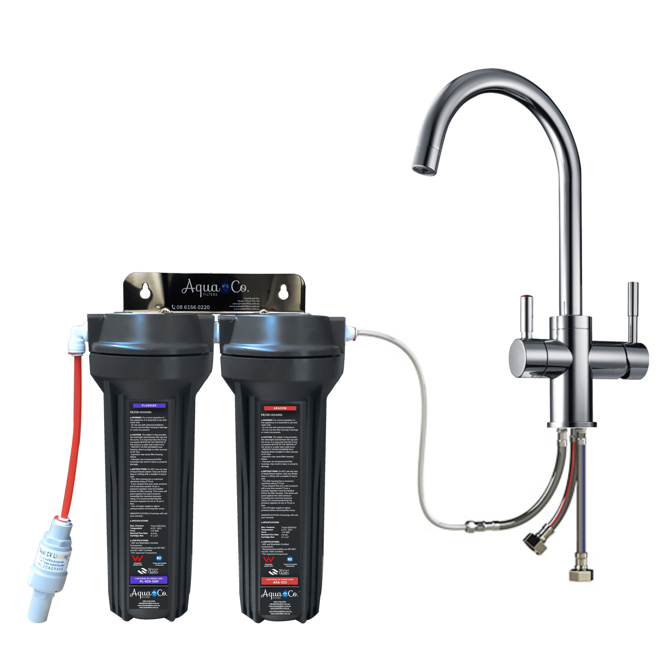 FA + 3 Way Under Sink Filter System SYS-925FD - Image 3