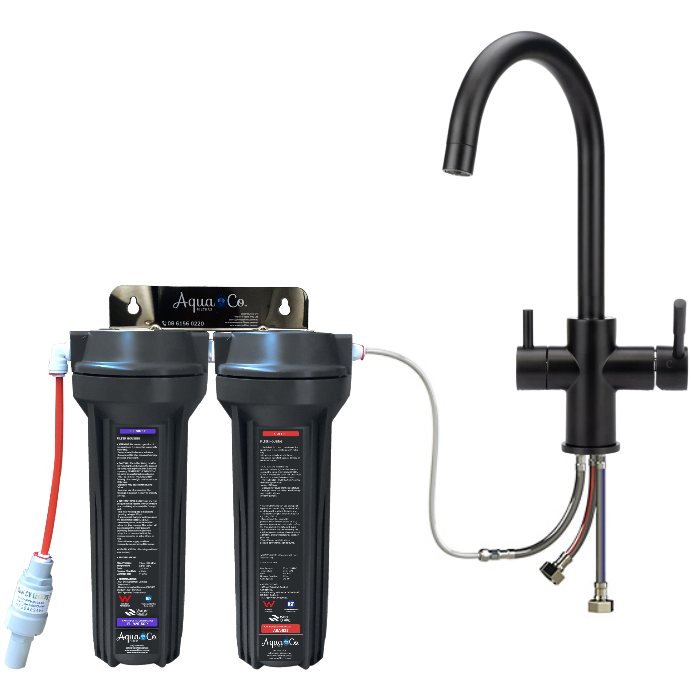 FA + 3 Way Under Sink Filter System SYS-925FD - Image 4