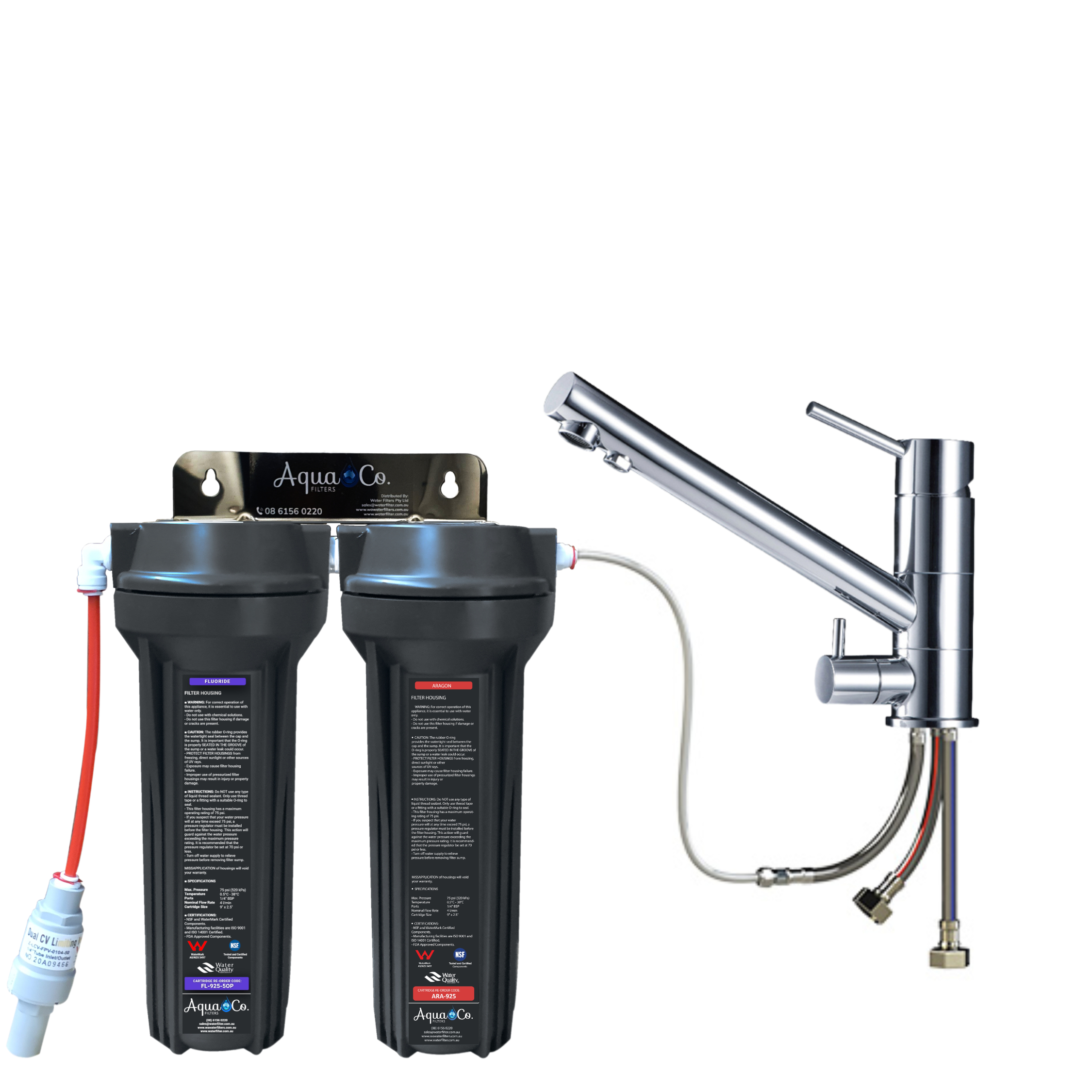 FA + 3 Way Under Sink Filter System SYS-925FD - Image 2