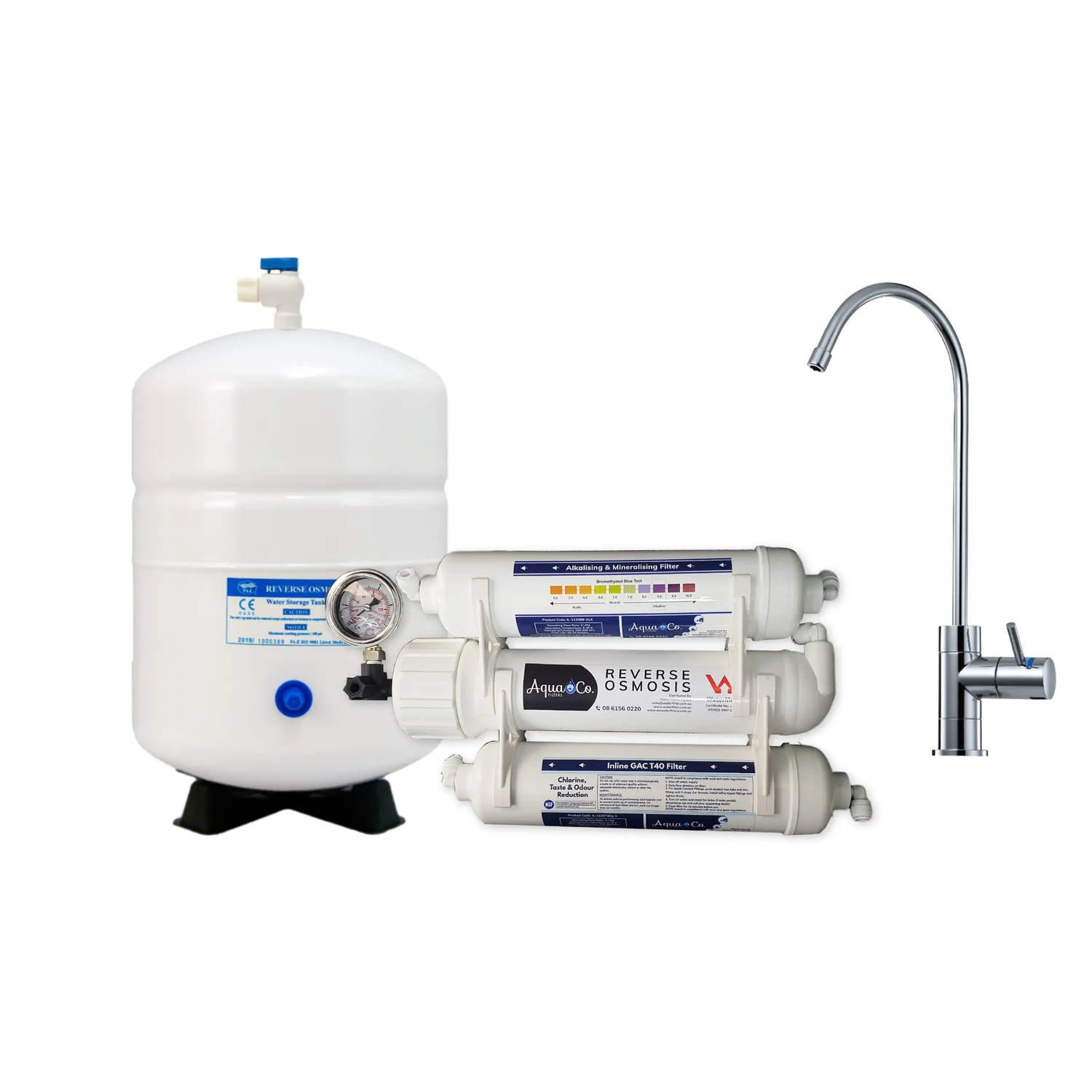 AquaCo 3 Stage Reverse Osmosis System